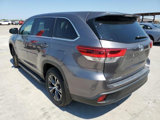 5TDBZRFH4KS746872 - 2019 TOYOTA HIGHLANDER GRAY photo 3