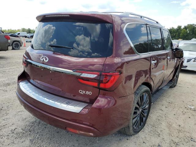 JN8AZ2AF0M9716041 - 2021 INFINITI QX80 LUXE BURGUNDY photo 4