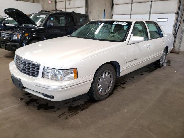 1G6KF5494XU720467 - 1999 CADILLAC DEVILLE WHITE photo 2