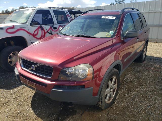 YV1CY59H241117326 - 2004 VOLVO XC90 RED photo 2