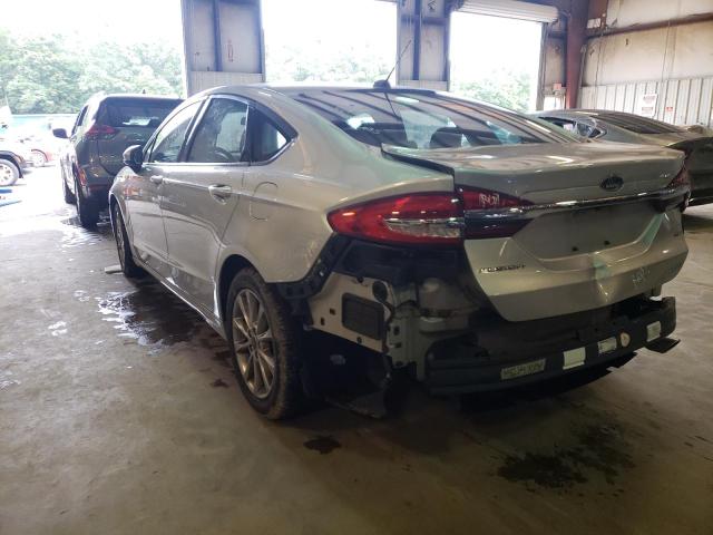 3FA6P0H78HR254905 - 2017 FORD FUSION SE SILVER photo 3