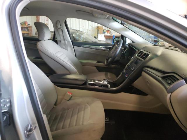 3FA6P0H78HR254905 - 2017 FORD FUSION SE SILVER photo 5