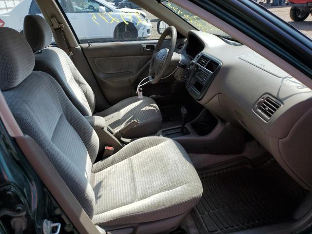 2HGEJ661XYH564429 - 2000 HONDA CIVIC BASE GREEN photo 5