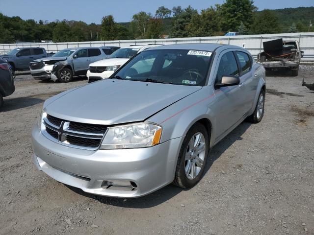 1B3BD4FB9BN609057 - 2011 DODGE AVENGER EX SILVER photo 2