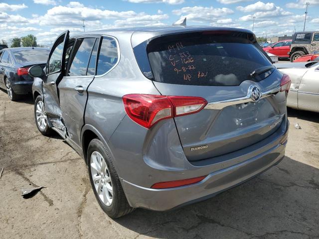 LRBFX1SA5KD141626 - 2019 BUICK ENVISION P SILVER photo 3