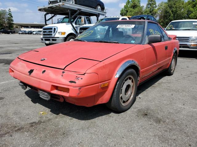 JT2AW15C5K0146191 - 1989 TOYOTA MR2 RED photo 2