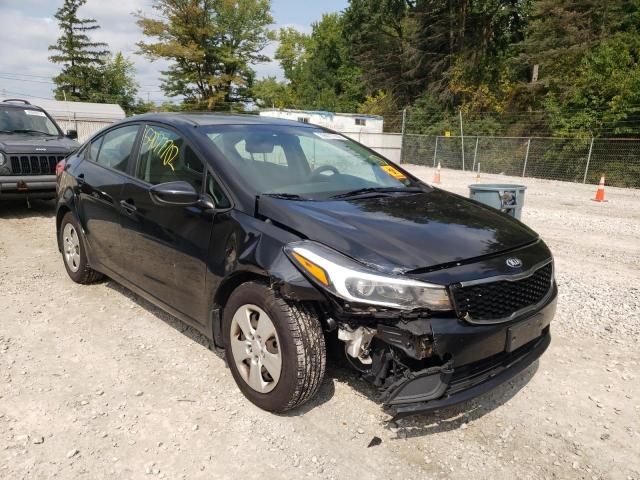 3KPFK4A71HE029551 - 2017 KIA FORTE LX BLACK photo 1