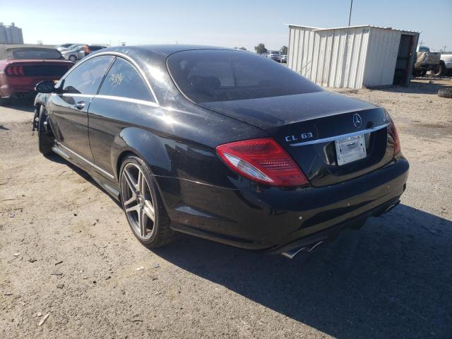 WDDEJ77X39A021548 - 2009 MERCEDES-BENZ CL 63 AMG BLACK photo 3