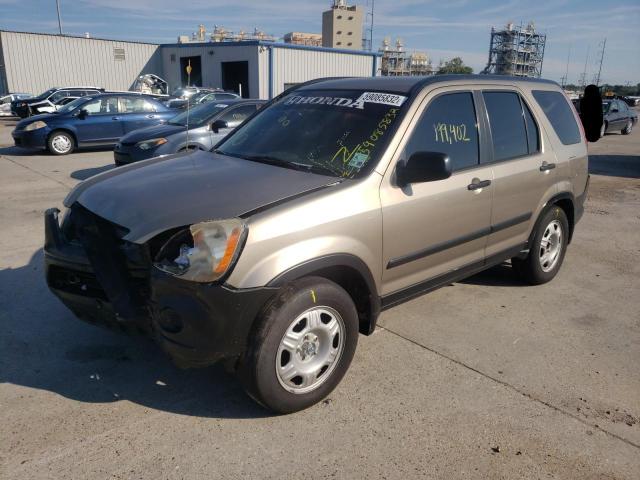 JHLRD68556C020284 - 2006 HONDA CR-V LX  photo 2