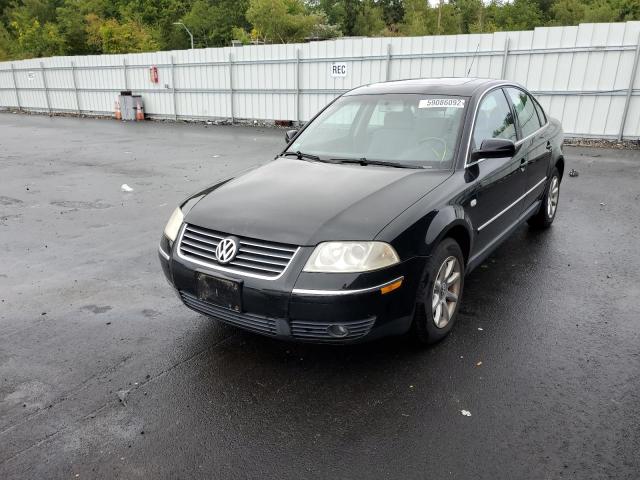 WVWPD63B74P042049 - 2004 VOLKSWAGEN PASSAT GLS BLACK photo 2