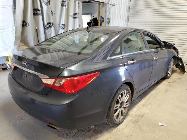 5NPEC4AC5CH352222 - 2012 HYUNDAI SONATA BLUE photo 4