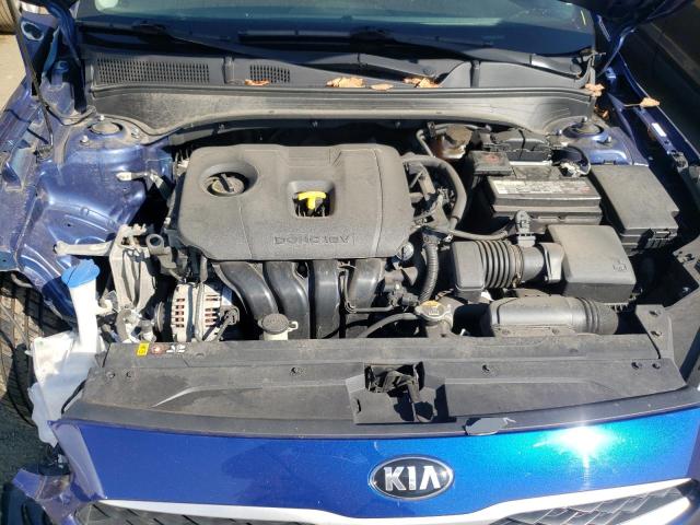 3KPF24AD5KE021434 - 2019 KIA FORTE FE BLUE photo 7