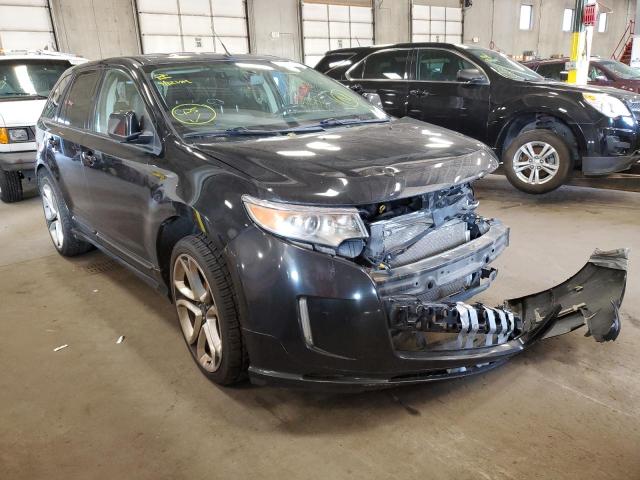 2FMDK4AK9BBA57815 - 2011 FORD EDGE SPORT BLACK photo 1