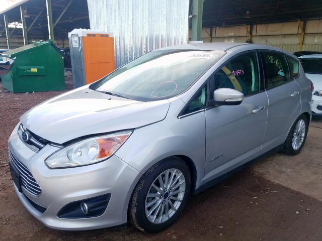 1FADP5BUXDL539228 - 2013 FORD C-MAX SEL SILVER photo 2