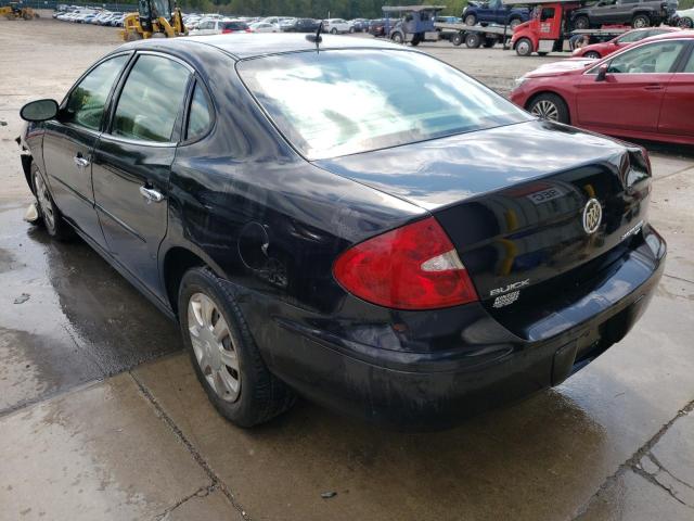 2G4WC582661281959 - 2006 BUICK LACROSSE C BLACK photo 3