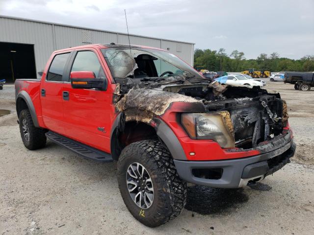 1FTFW1R61CFB21465 - 2012 FORD F150 SVT R RED photo 1