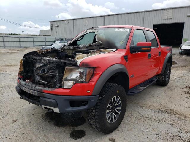 1FTFW1R61CFB21465 - 2012 FORD F150 SVT R RED photo 2
