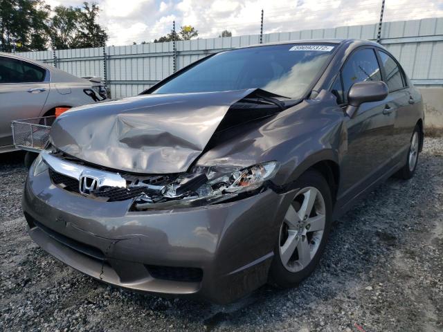 19XFA1F62BE020446 - 2011 HONDA CIVIC LX-S GRAY photo 2