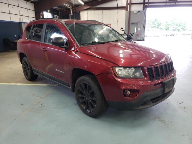 1C4NJDEB1DD240354 - 2013 JEEP COMPASS BURGUNDY photo 1