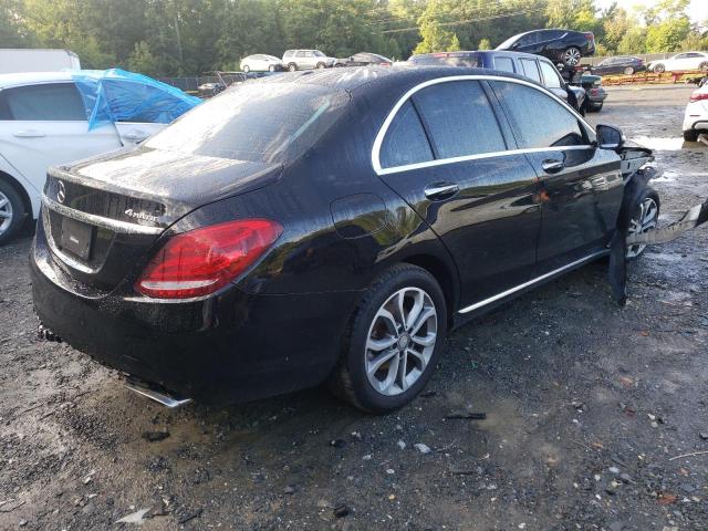 55SWF4KB3FU061740 - 2015 MERCEDES-BENZ C300 BLACK photo 4