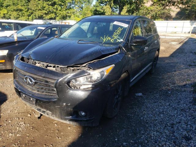 5N1AL0MM9DC306655 - 2013 INFINITI JX35 BLACK photo 2