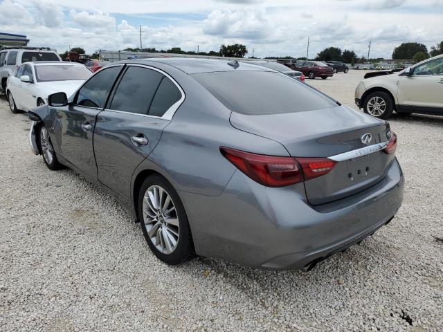 JN1EV7AP3JM361795 - 2018 INFINITI Q50 LUXE GRAY photo 3