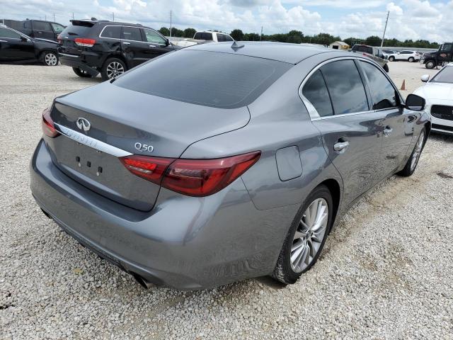 JN1EV7AP3JM361795 - 2018 INFINITI Q50 LUXE GRAY photo 4