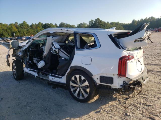 5XYP34HCXNG226995 - 2022 KIA TELLURIDE WHITE photo 3