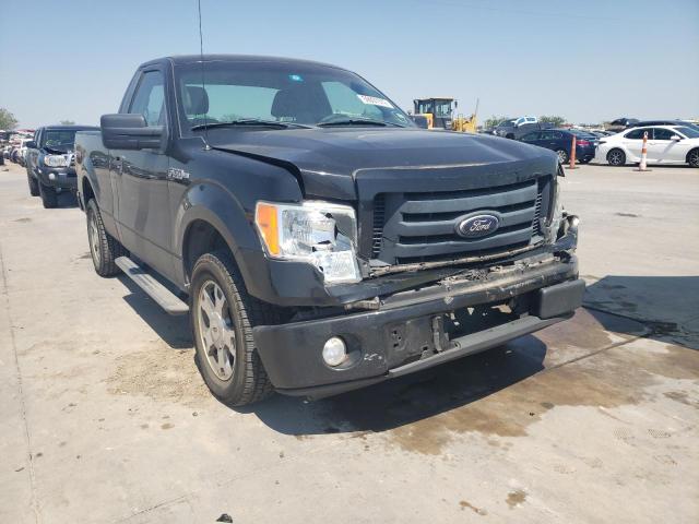 1FTMF1CW2AKB22984 - 2010 FORD F150 BLACK photo 1