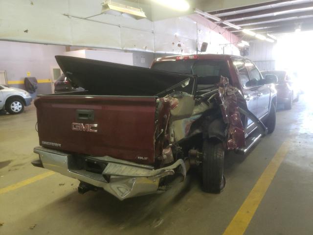 1GTV2VECXEZ186844 - 2014 GMC SIERRA K15 BURGUNDY photo 4