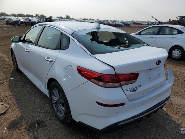 5XXGT4L31LG435342 - 2020 KIA OPTIMA WHITE photo 3