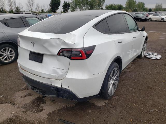 5YJYGDEE4MF067315 - 2021 TESLA MODEL Y أبيض صورة 4