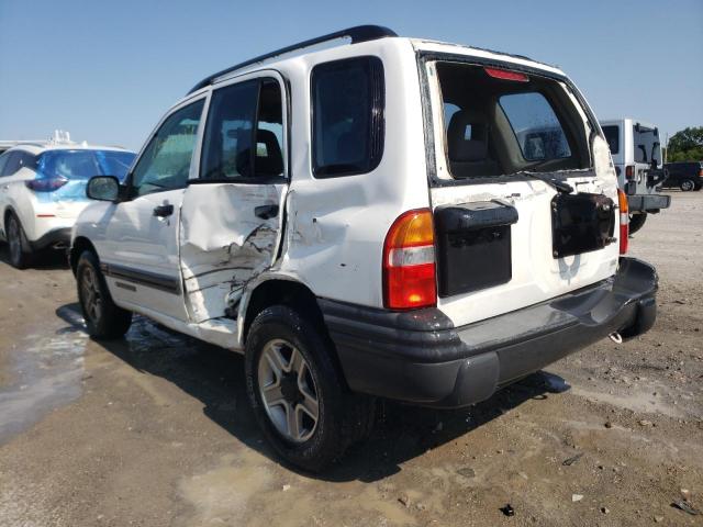 2CNBE134936927374 - 2003 CHEVROLET TRACKER WHITE photo 3