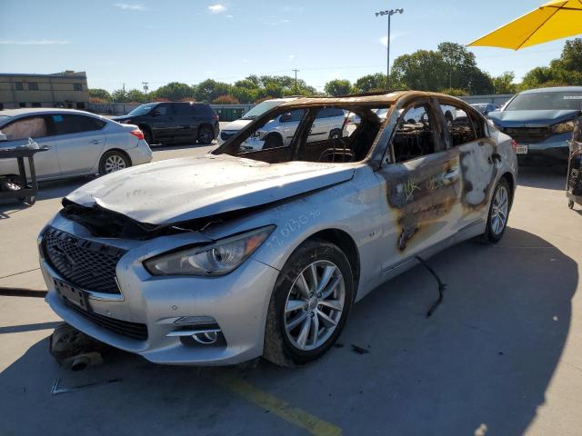 JN1BV7AP8EM683180 - 2014 INFINITI Q50 BASE SILVER photo 2