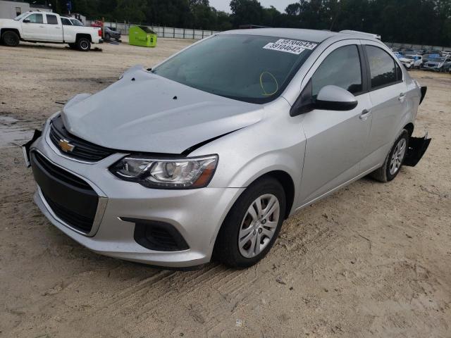 1G1JB5SH5H4144171 - 2017 CHEVROLET SONIC LS 银色 照片 2