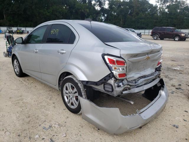 1G1JB5SH5H4144171 - 2017 CHEVROLET SONIC LS 银色 照片 3