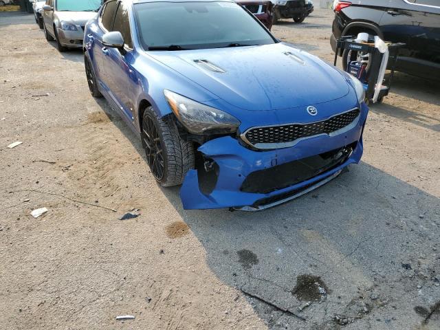 KNAE55LC0J6****** - 2018 KIA STINGER GT BLUE photo 9