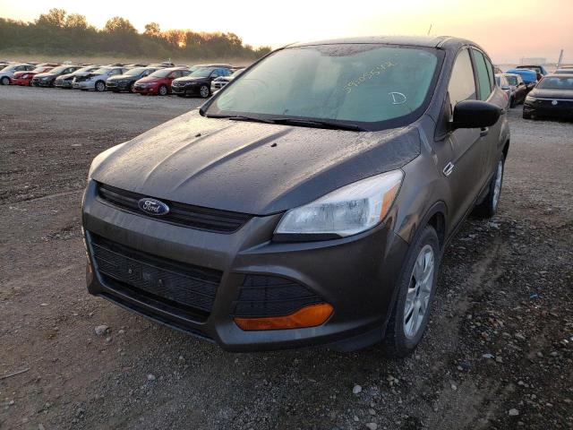 1FMCU0F7XGUC42265 - 2016 FORD ESCAPE S GRAY photo 2