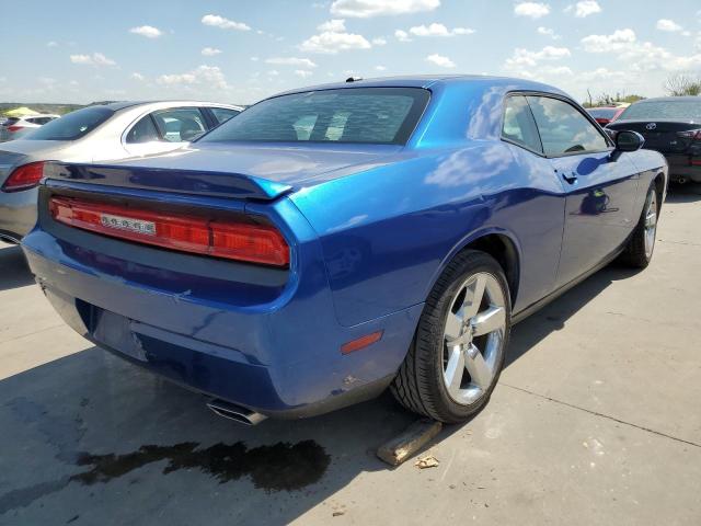 2C3CDYAGXCH243721 - 2012 DODGE CHALLENGER BLUE photo 4