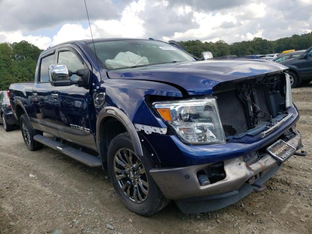 1N6BA1F48GN501377 - 2016 NISSAN TITAN XD S BLUE photo 1