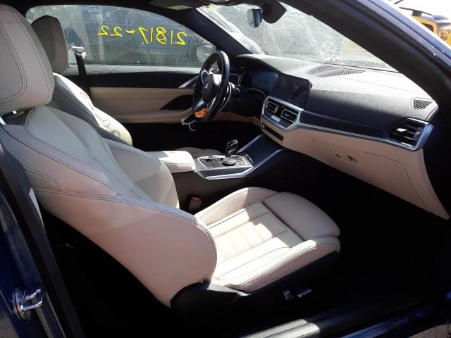 WBA13AR02NCJ33463 - 2022 BMW M440XI BLUE photo 5