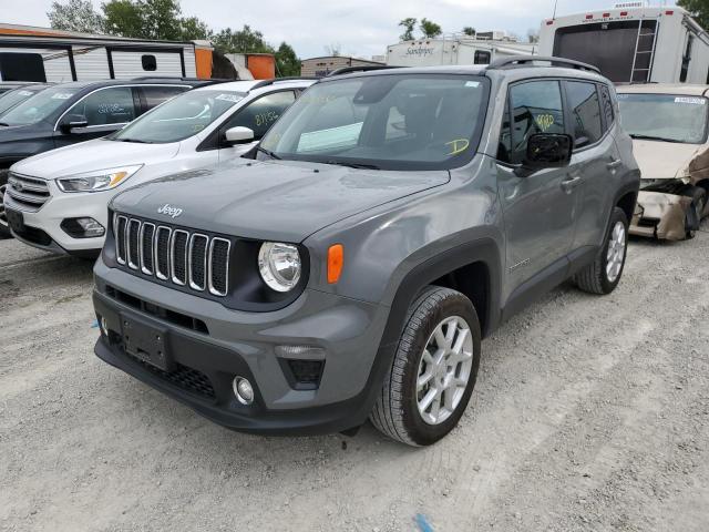 ZACNJDBB8MPM78625 - 2021 JEEP RENEGADE L GRAY photo 2