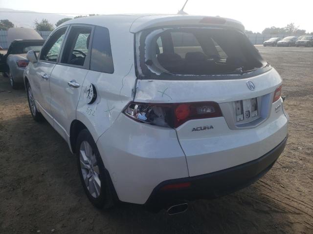 5J8TB2H24BA000963 - 2011 ACURA RDX WHITE photo 3