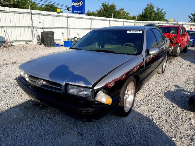 1G1BN52P2RR183548 - 1994 CHEVROLET CAPRICE CL ორფეროვანი ფოტო 2