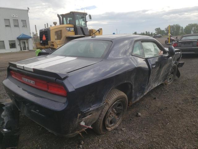 2B3CJ4DG7BH561370 - 2011 DODGE CHALLENGER BLUE photo 4