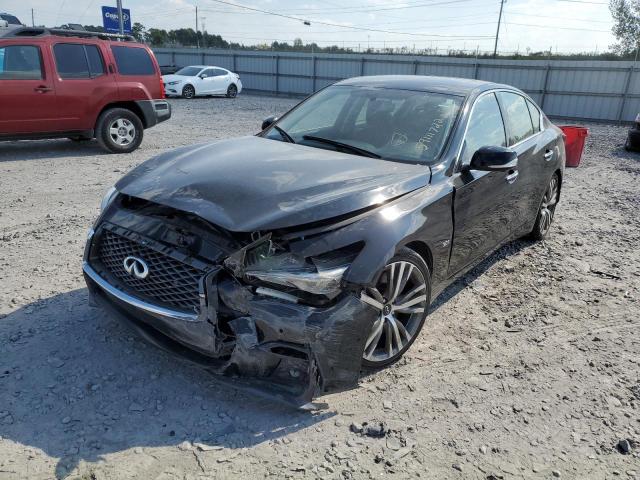 JN1EV7AP1KM514997 - 2019 INFINITI Q50 LUXE BLACK photo 2