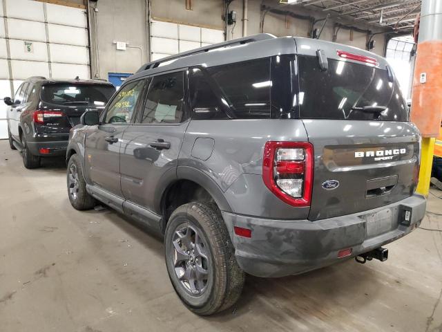 3FMCR9D93NRD65081 - 2022 FORD BRONCO SPO GRAY photo 3