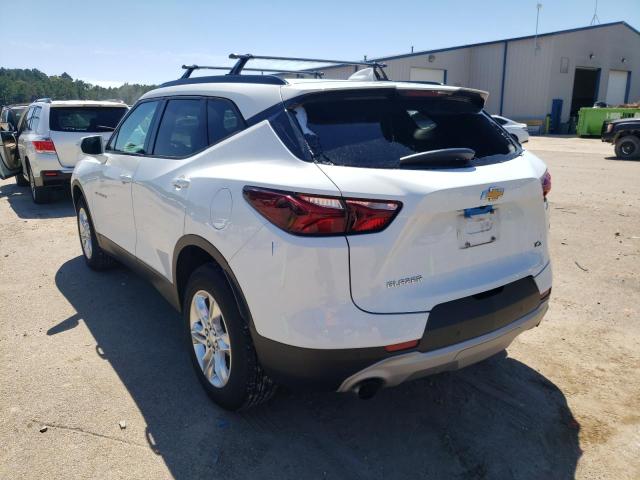 3GNKBCRS8KS650688 - 2019 CHEVROLET BLAZER 2LT WHITE photo 3