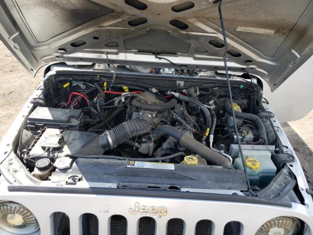 1J4AA2D11AL140973 - 2010 JEEP WRANGLER S SILVER photo 7