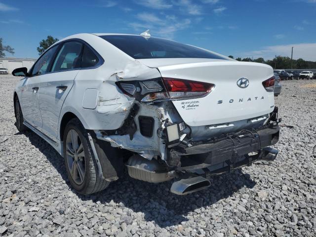 5NPE34AF5KH820782 - 2019 HYUNDAI SONATA LIM WHITE photo 9